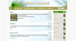 Desktop Screenshot of biserimudrosti.com