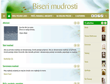 Tablet Screenshot of biserimudrosti.com